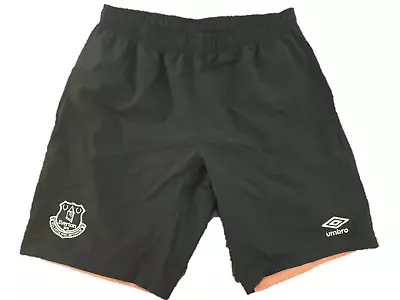 Everton Football Shorts Men's (Size S) Umbro Away Shorts - Black - New • £9.99