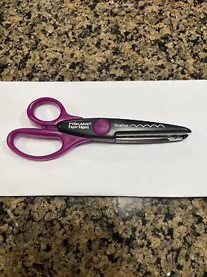 Fiskars Paper Edgers Scallop Scissors Design • $5