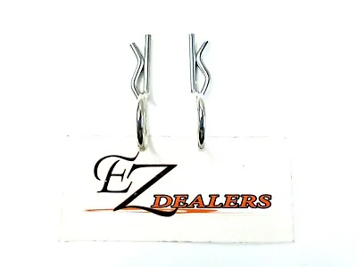 Vintage Snowmobile Hood Pin Chrome Hair Pins Rupp Speedway Brut Merc 2 Pcs Set • $9.99