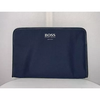 Hugo Boss Parfums Laptop Computer Tablet IPadv Holder Case Document Sleeve Blue • $17.99