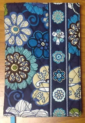 GUC Vera Bradley Mod Floral Blue Small Bible Or Paperback Book Cover + Bookmark  • $18.99