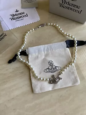 Vivienne Westwood Pearl Necklace Choker 15.5” *BRAND NEW & FREE SHIPPING* • $80