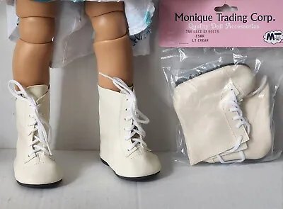 Doll Laceup Boots Monique85mm Lt Cream Chatty CathyMy MeadowMy Twinn 20  Doll • $16.99