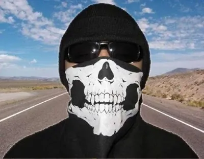 New Skull Half Face Covering Biker Bandana Bandanas Scarf • $11.15