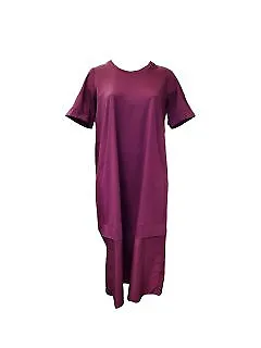 Marina Rinaldi Women's Burgundy Olivo Pullover Shift Dress Size L NWT • $63.75