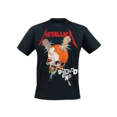 Metallica Damage Inc Black Unisex T-Shirt New & Official Metal Music Merchandise • £14.42