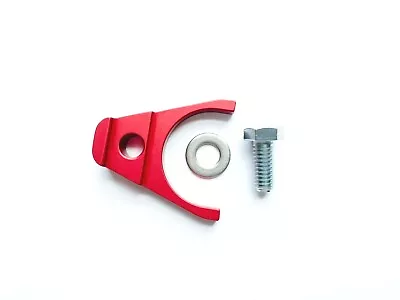 Pro 5.0 Ford Mustang V8 302 Billet Distributor Hold Down Clamp Red Anodized • $26.95