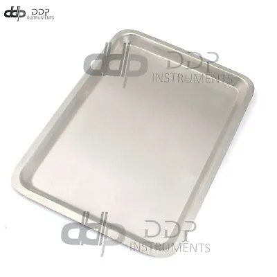Stainless Steel Medical Instrument Mayo Dental Tattoo Tray 14  X 10  X 1.5  • $19.95