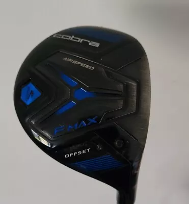 Cobra F Max Airspeed Offset 3 Wood Regular Flex Cobra Grip + Headcover • £50