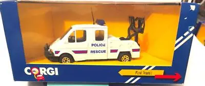 £12.50 • Buy 1990 CORGI [5  Long] FORD TRANSIT RECOVERY/RESCUE POLICE TRUCK MINT/BOXED C674/5