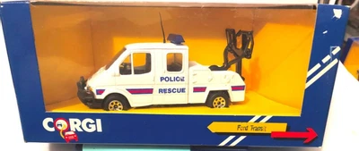 £12.50 • Buy 1990 CORGI [5  Long] FORD TRANSIT RECOVERY/RESCUE POLICE TRUCK MINT/BOXED C674/5