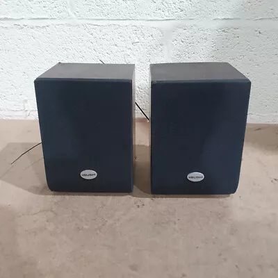 Pair Of Bush Brown Black Micro Hi-Fi System Left & Right Bookshelf Speaker Only • £11.99