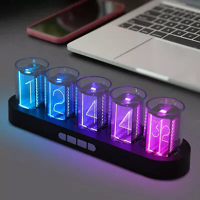 Nixie Tube Clock Kit Multi-mode Adjustment Digital Tube Electronic Clocks Kit • $66