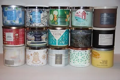 $37.99 • Buy (A-E) - NEW Bath & Body Works 3 Wick Candle 14.5 Oz Large - YOU CHOOSE! (A-E)