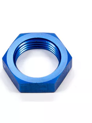 Aeroquip Bulkhead Fitting Nut - 12 AN - Aluminum - Blue Anodize - Each (FCM2105) • $48.60