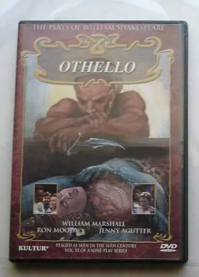 Othello (DVD 2001) Stars William Marshall Ron Moody & Jenny Agutter • $15.99
