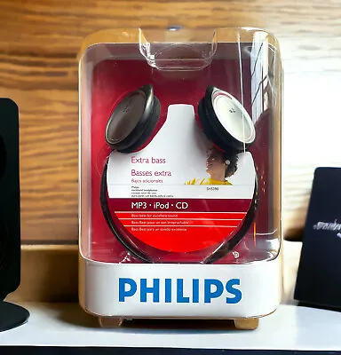 Philips EXTRA BASS 3.5 Mm Stetreo Plug SHS390 Neckband Headphones MP3 IPOD CD • $49