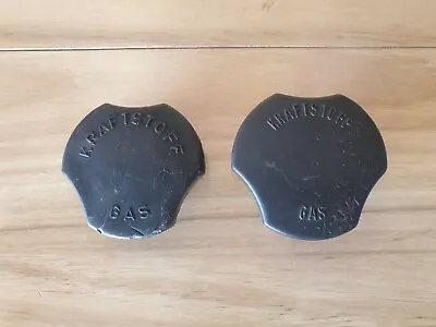 Vintage STIHL Fuel Caps X 2 GENUINE PETROL GAS GASOLINE ORIGINAL Pair Tank Lid  • $19.95