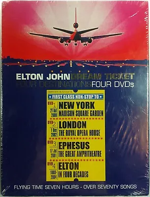 Elton John - Dream Ticket • 4-Disc DVD: Region 1 (2004 USA) • BRAND NEW • $7.27