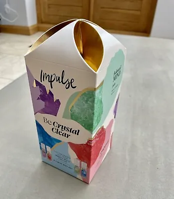 Impulse Crystal Clear Body Mist Gift Set 4 X 150mls New Boxed • £15