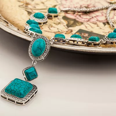 Turquoise Vintage Necklace For Women • $16
