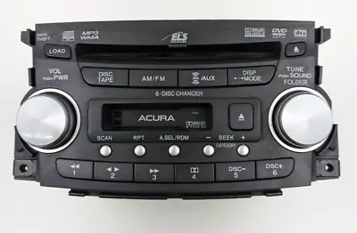 2004-2008 Acura TL Radio Head Stereo 6 Disc CD Player Without Navigation • $56.30