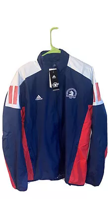 Adidas Full-Zip Perf. Running Jacket NWT - Mens M + L - 2020 Boston Marathon • $77.06