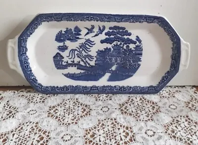 £36 • Buy Vintage Lovely Solian Ware/Soho Pottery Willow Pattern  Platter