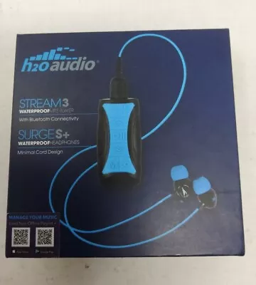 H2O Audio Stream 3 Dual Mode & Surge BC - IPX8 Waterproof Wired Earphone • $75