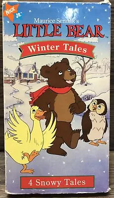 Maurice Sendak’s LITTLE BEAR - Winter Tales (VHS 1997) 4 Snowy Tales NICK JR. • $5.98