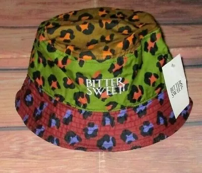 Mens Bitter Sweet Leopard Animal Print Bucket Hat One Size • $24.90