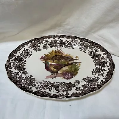 Royal Worcester Palissy Game Series Pheasant  Meat Platter Serving Plate 9 Inch • £3