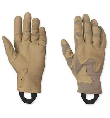 NEW Outdoor Research Overlord Short Tactical Gloves TAN Leather FR Nomex Massif • $99.95