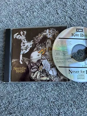 KATE BUSH - Never For Ever Cd Album Breathing Army Dreamers Babooshka Violin • £0.99