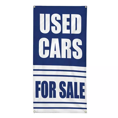 Vertical Vinyl Banner Multiple Sizes Used Cars For Deal Auto Body Shop Business • $21.99