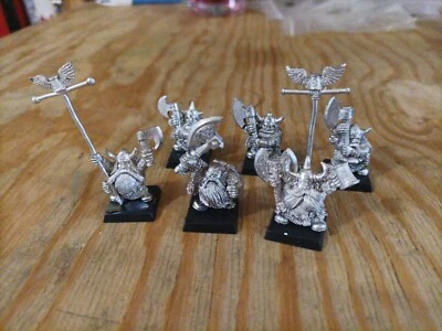 £49.99 • Buy Warhammer Fantasy AoS Dwarf Joseph Bugman/ Bearer/ Champion 3x Rangers Oop Metal