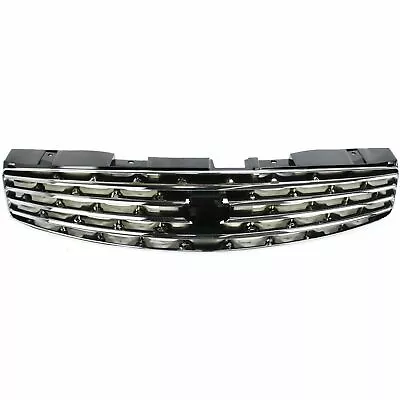 Grille Chrome Shell/Painted Black Insert Fits Infiniti G35 Coupe IN1200107 • $214.74