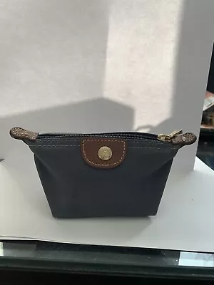 Longchamp Le Pliage Coin Purse Pouch ( Blue/ Grey) Used Condition. • $10.94