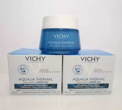 Vichy Aqualia Thermal Rehydrating Water Gel 1.69 Oz Nwb (lot Of 2) • $24