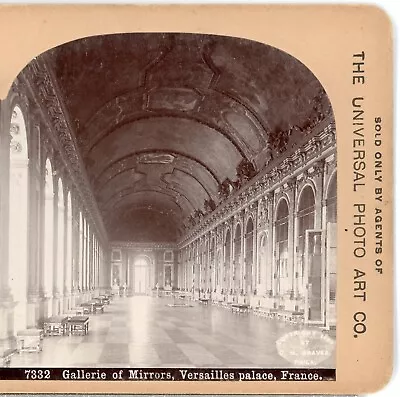 FRANCE Gallerie Of Mirrors Versailles Palace--Stereoview D170 • $2.95