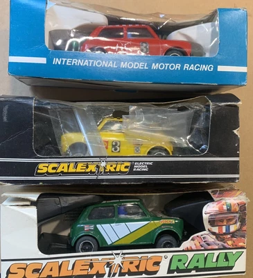 £50 • Buy Scalextric Rally Mini 1275 GT X 3 Package Boxed