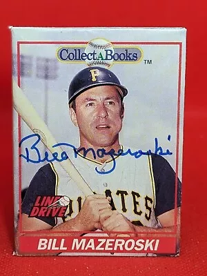 PERSONAL AUTOGRAPH Signed On Card: Bill Mazeroski 1991 Collect-A-Books #24 • $20