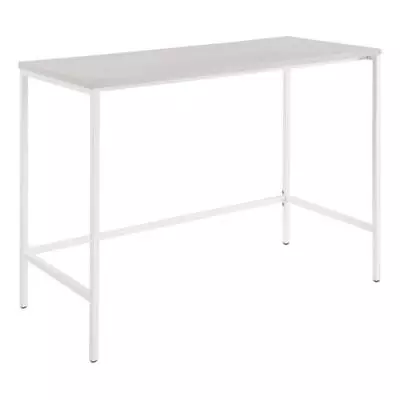 Osp Home Furnishings Computer Desk White Oak Campanula Metal Solidwood Top(1Set) • $97.94
