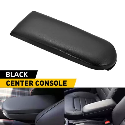 Center Console Armrest Cover Lid Black For 1999-2009 VW Jetta Beetle Golf Passat • $15.99