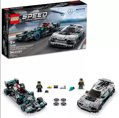 LEGOSpeedChampions Mercedes-AMG F1W12 E76909 Performance&Project One Toy Car Set • $27.87