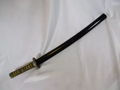 Samurai Katana Sword - 28  Overall - 18½  Blade - Wood Scabbard • $19.95