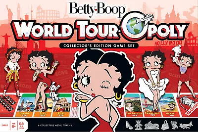 MasterPieces Opoly Family Board Games - Betty Boop World Tour Opoly • $29.99