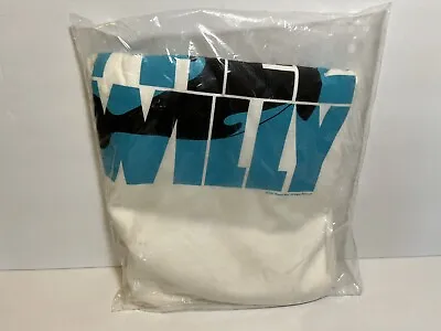 Vintage 1993 Free Willy Warner Brothers Movie Promo T-Shirt - XL - NEW SEALED • $44.99