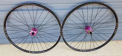 29   700c WTB Kom Lite I23 Bike Wheels Tubeless  6 Bolt Disc QR  Purple • $249.99