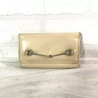 Authentic Gucci Horsebit Leather Beige Key Case Vintage Fashion Item For 6 Keys • $71.55